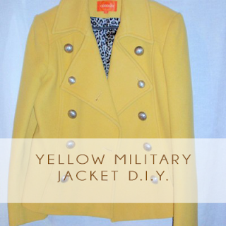 Yellow Military Jacket