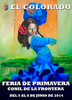 Conil de la Frontera - Cartel de Feria de Primavera El Colorado 2014