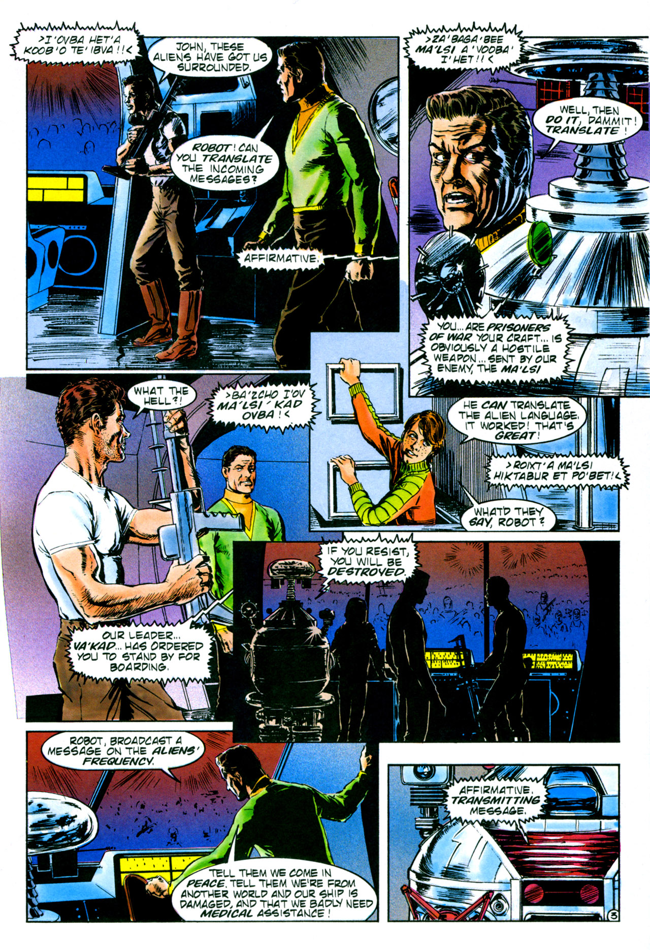 Read online Lost in Space (1991) comic -  Issue #4 - 5