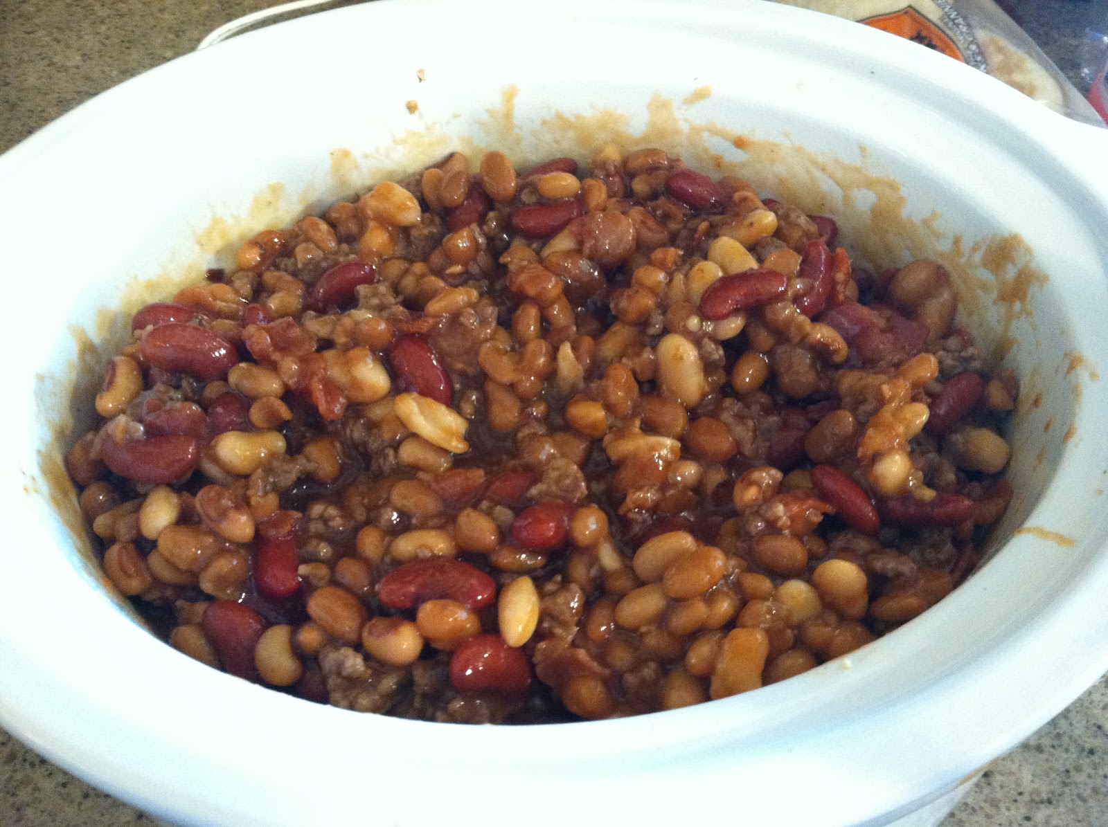 Aunt B s Favorites Calico Crock Pot Beans