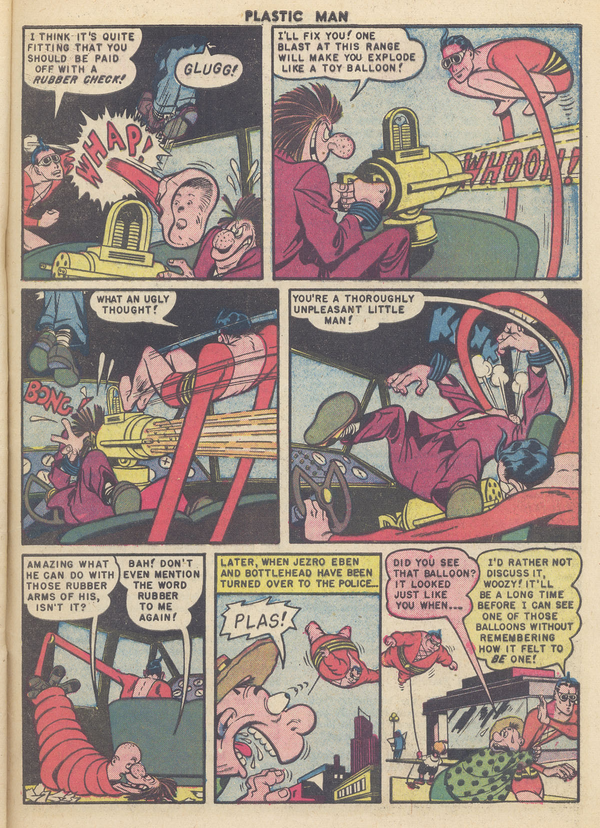 Read online Plastic Man (1943) comic -  Issue #24 - 25