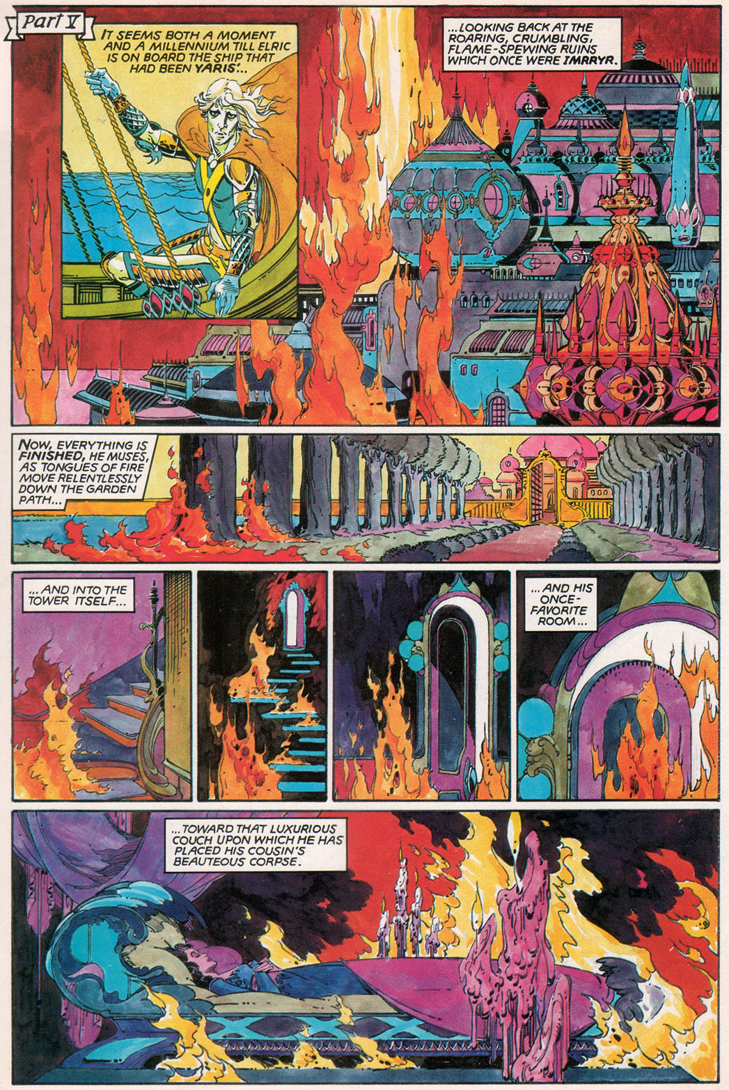 Read online Marvel Graphic Novel comic -  Issue #2 - Elric - The Dreaming City - 53