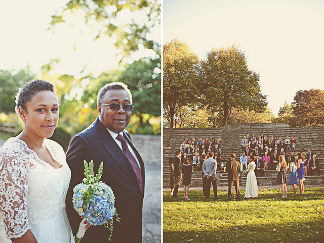 the bride's mother made her gown in this simple and lovely Chicago wedding | photo by the Dutchess and the Rabbit