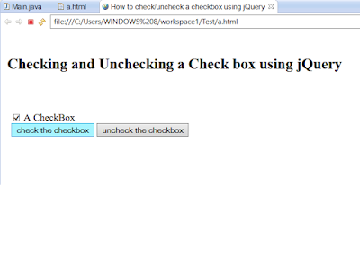 How to Check/Uncheck CheckBoxes in a Page using jQuery? Example Tutorial