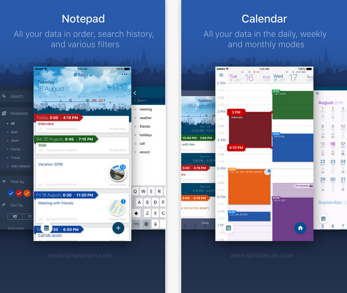 Simplanum Organiser Plan Every Aspect of Your Busy Life Fast Using