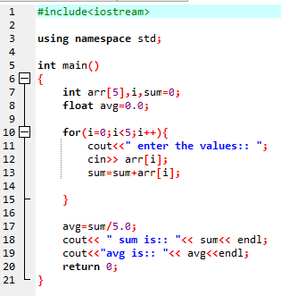 Education for all: write a program to store 5 values in array and ...