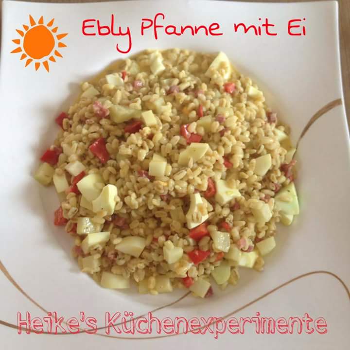 Heike&amp;#39;s Küchenexperimente ☆☆☆: Ebly Pfanne mit Ei