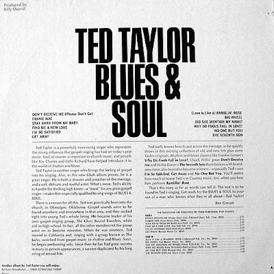 Ted Taylor - Blues & Soul (1965 USA)