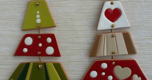 Alberi Di Natale In Ceramica ceramica come mestiere : Allegri e originali alberi di Natale