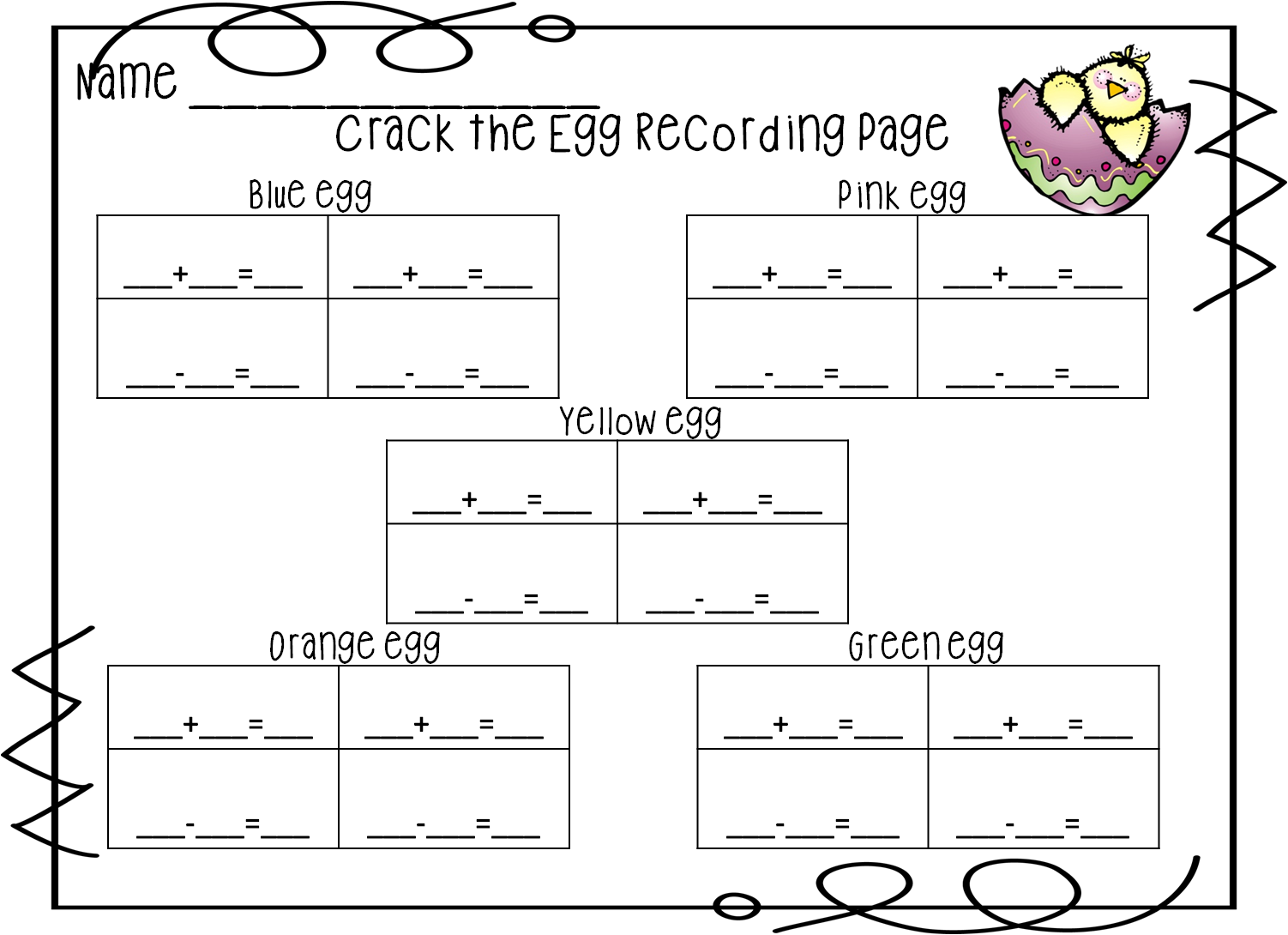 First Grade Wow: Math is in full "spring!"