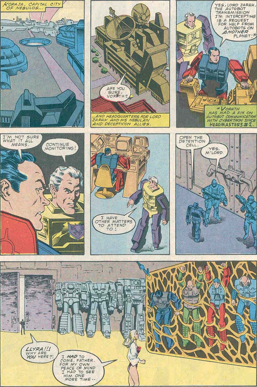 Read online The Transformers: Headmasters comic -  Issue #4 - 8