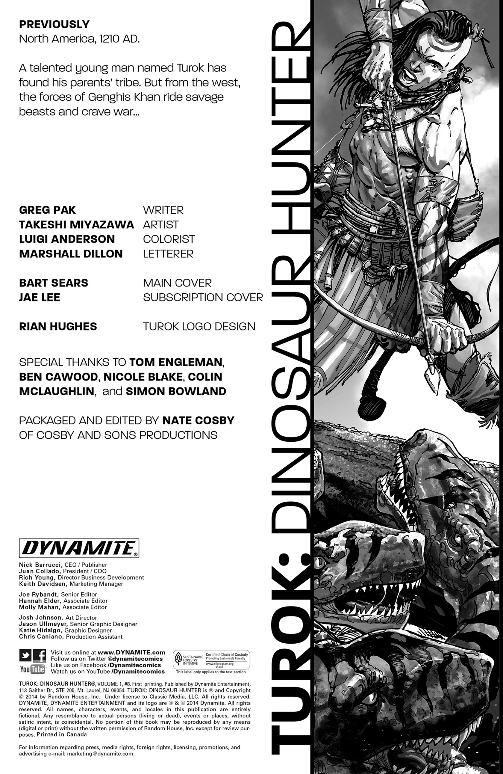 Read online Turok: Dinosaur Hunter (2014) comic -  Issue #8 - 2