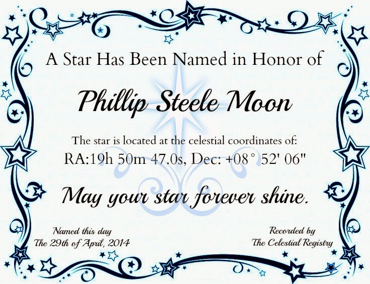 Crafty Confessions of a Brainy Mom Name a Star Certificate Freebie