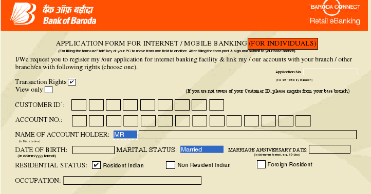 indian bank net banking online application form indian bank net banking online application form