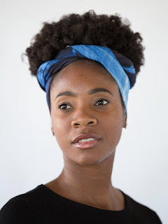 Natural Hair 4c Afro Puff with Scarf