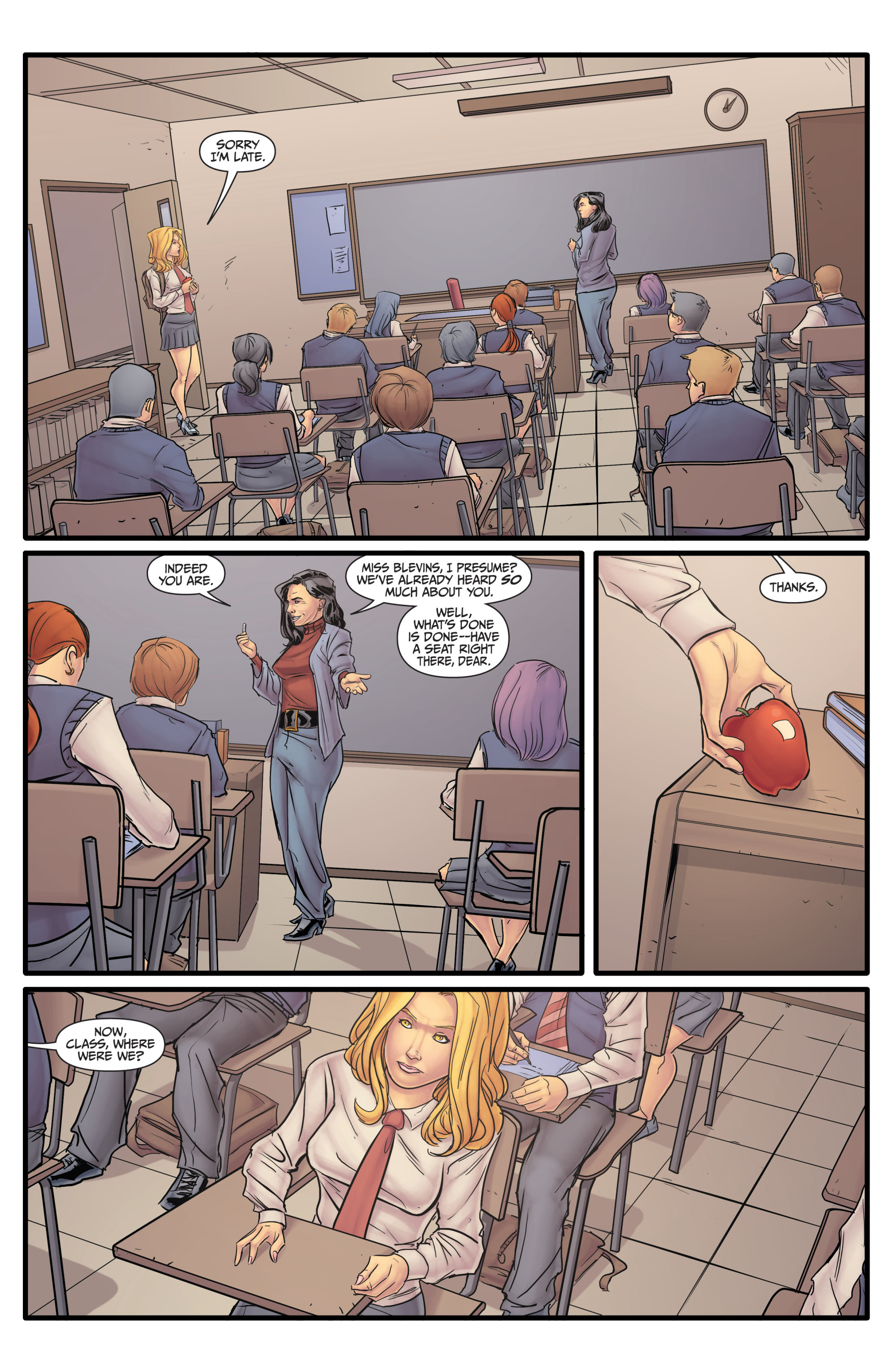 Read online Morning Glories comic -  Issue #3 - 26