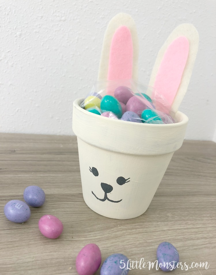 5 Little Monsters Bunny Treat Pots