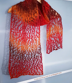 Free Knitting Tutorial: Random Lace Scarf