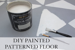 DIY Painted Floor