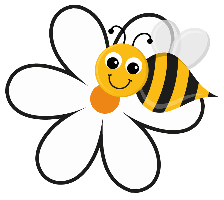 free clipart bees and flowers - photo #11