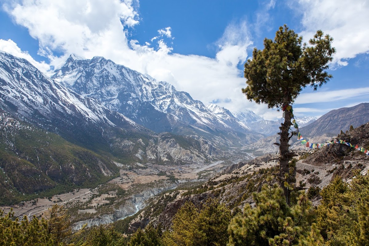 200км по красно-белым черточкам.. Around Annapurna. март-апрель 2017
