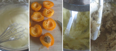 Zubereitung Aprikosen-Streusel-Kuchen