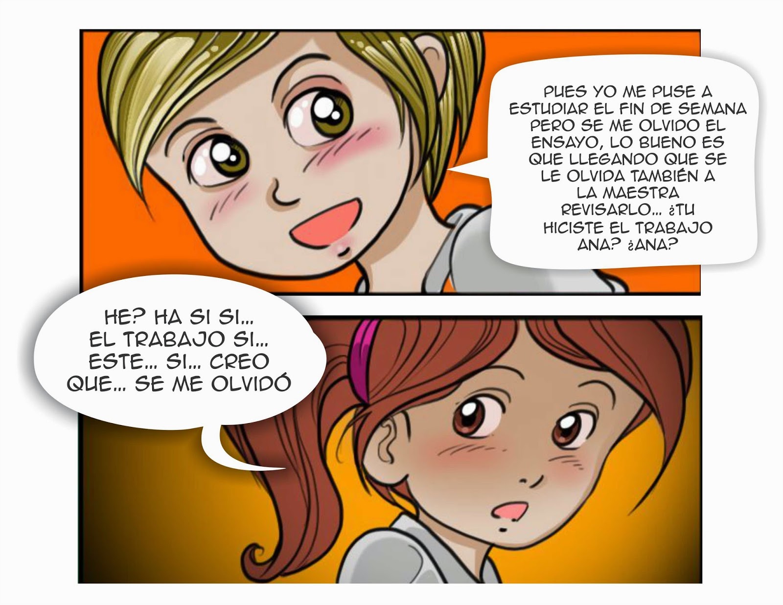 Conformación Educativa Social Comic Web Abuso Infantil Ana El Secreto