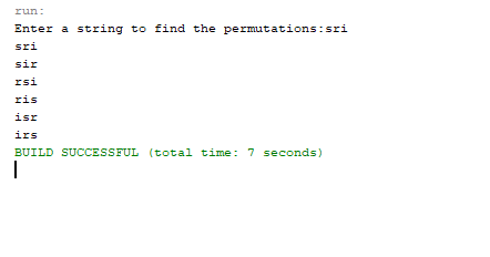 Permutations in Java