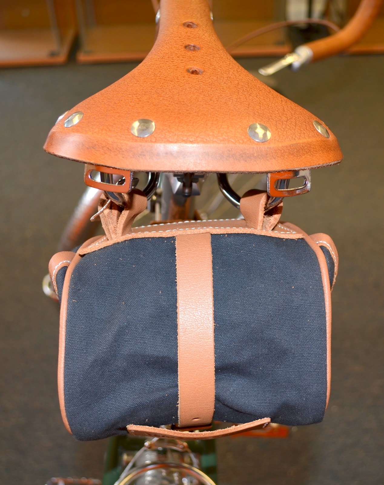 The Velo ORANGE Blog: Leather U-lock Holder and Croissant Bag Straps