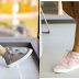 Pantofi sport fete gri, roz piele intoarsa la moda ieftini online