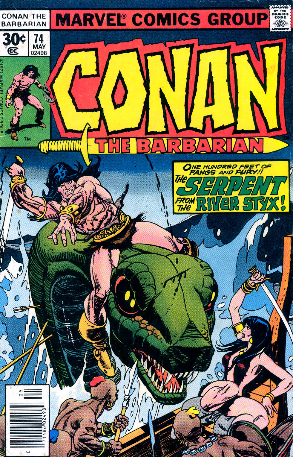 Read online Conan the Barbarian (1970) comic -  Issue #74 - 1