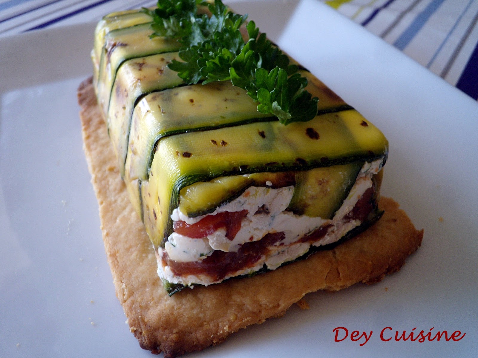 Dey cuisine Terrine au fromage frais & légumes d'été, le défi de Dey/My