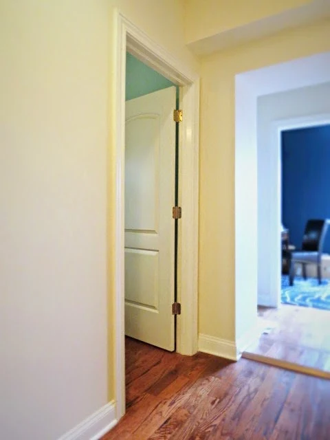 view of doorway outside hall bedroom