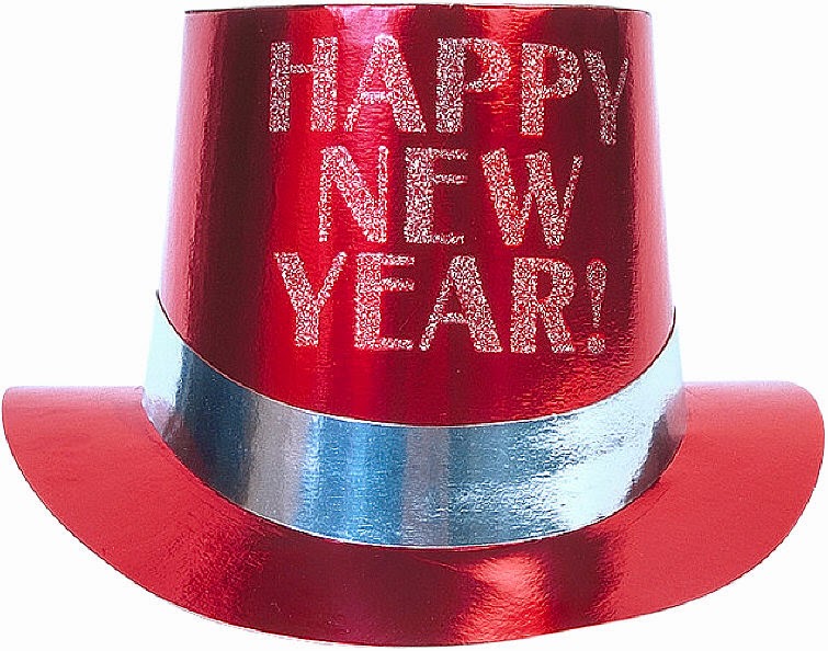 happy new year hat clipart - photo #4