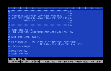Inside Atari Pascal The Last Word On Source Code Editing