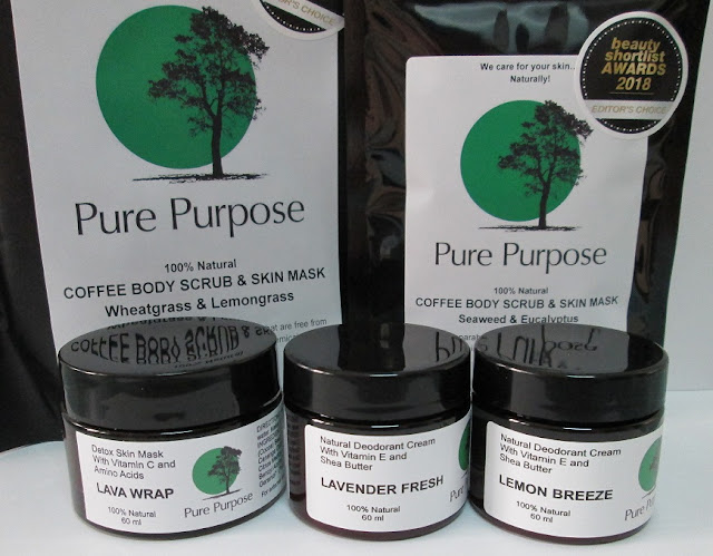 "Pure Purpose Cosmetics": Productos que...¡Exfolian, Hidratan e Iluminan!