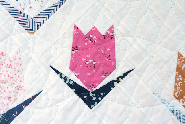 Tulip Quilt by Wooden Spoon Quilts