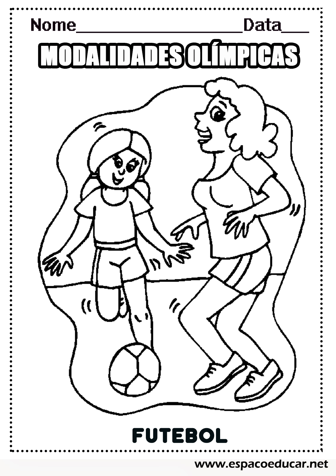 Desenho de Modalidades dos Jogos Olímpicos para colorir - Tudodesenhos