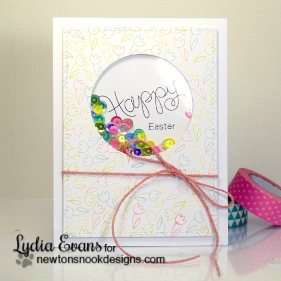 Happy Easter Card by Lydia Evans | Simply Seasonal Stamp Set by Newton's Nook Designs #newtonsnook