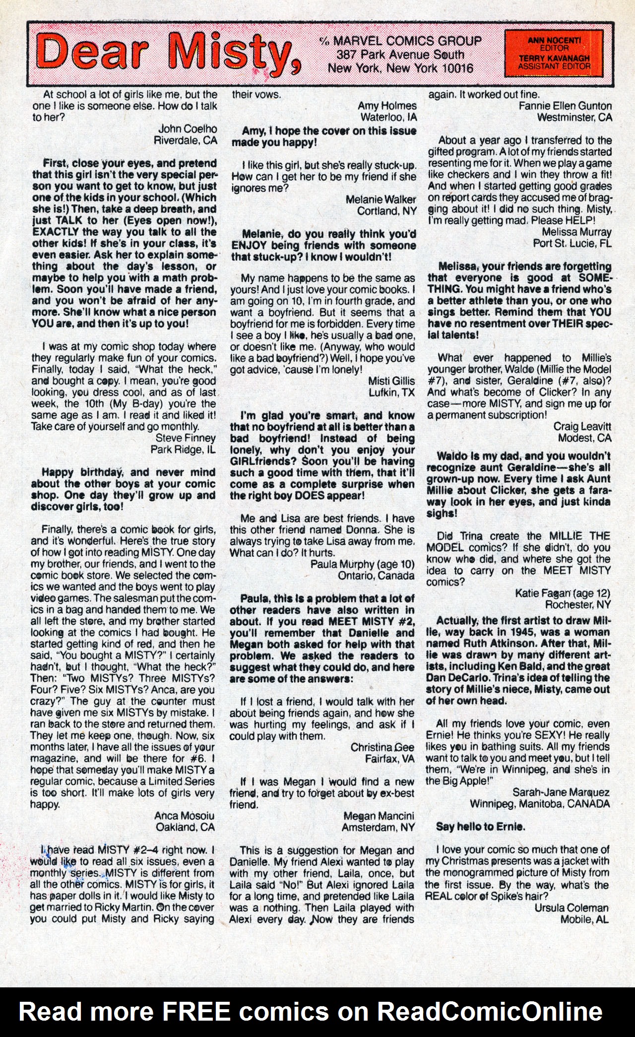 Read online Misty (1985) comic -  Issue #6 - 32