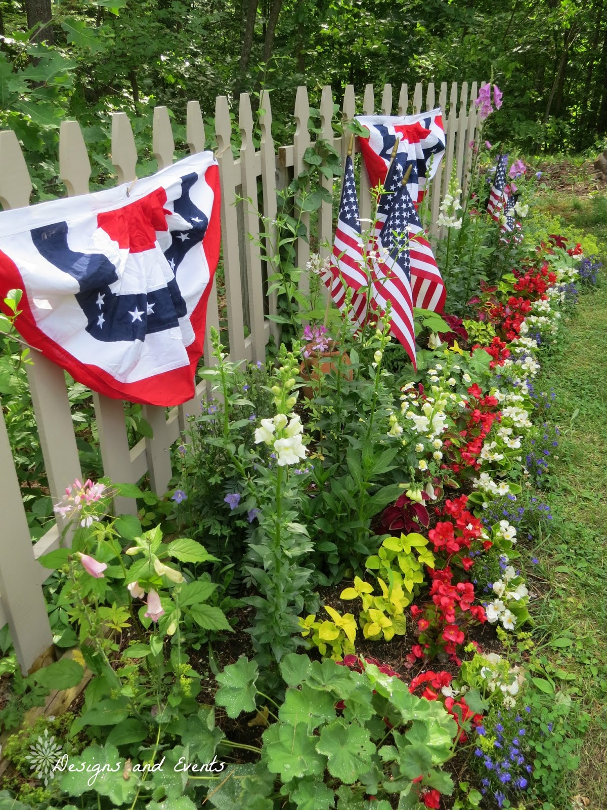 DesignsandEvents My Happy Fourth of July Garden