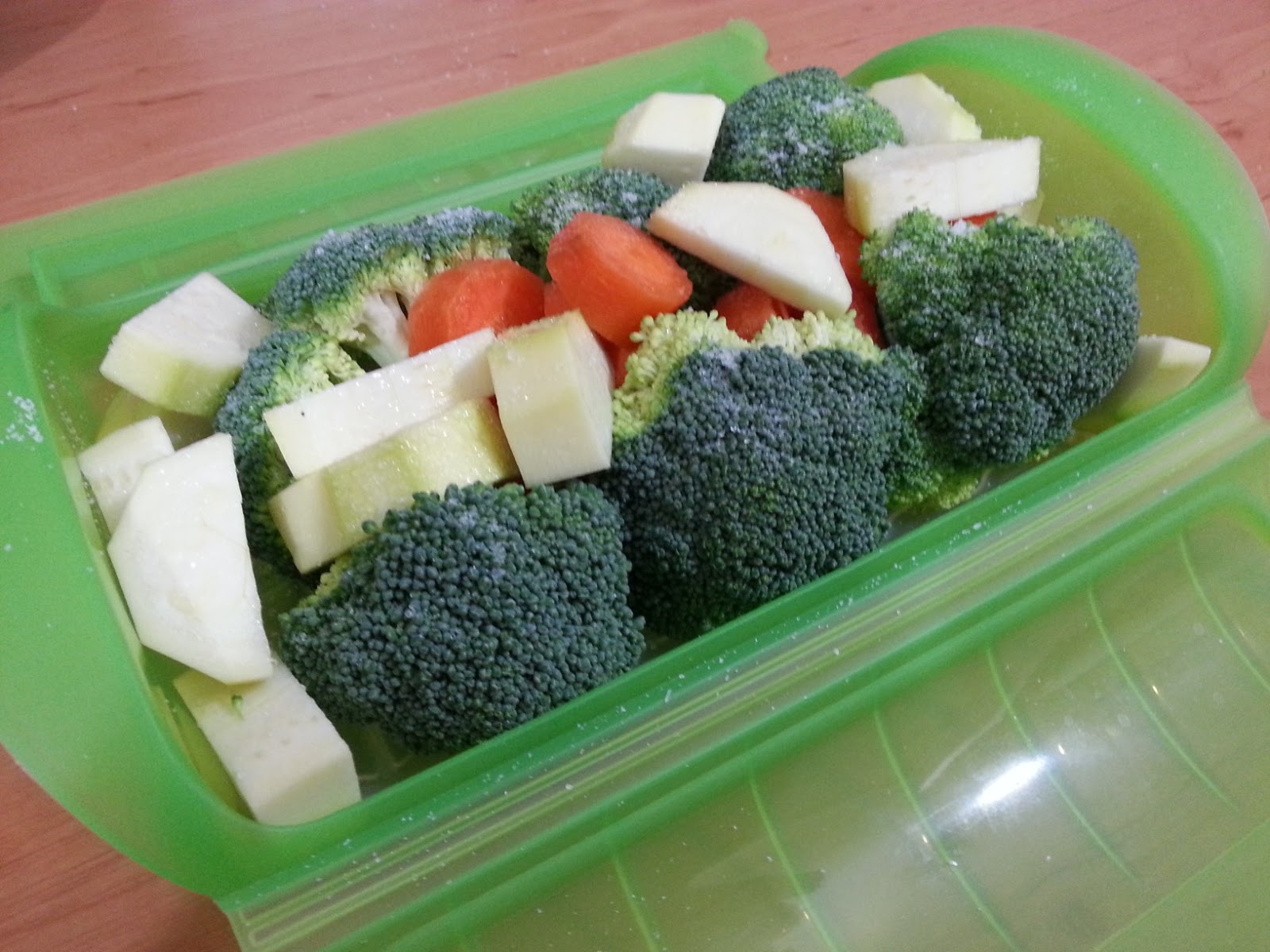 Pechuga ala plancha con verduras al vapor