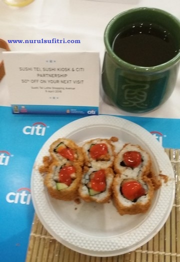 Promo Makan Enak Bersama Citibank di Sushi Tei dan Sushi Kiosk dengan Kartu Citi Visa