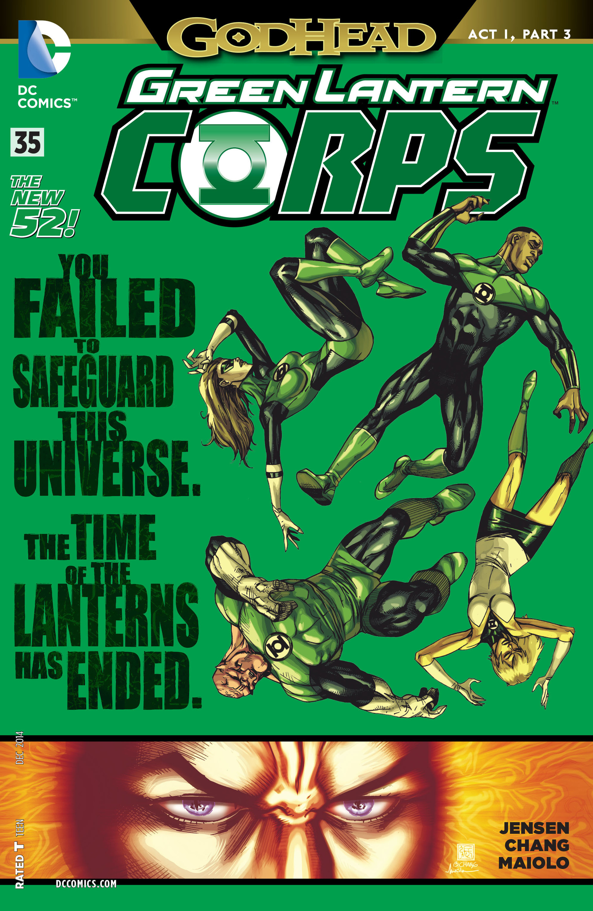 Read online Green Lantern Corps (2011) comic -  Issue #35 - 1