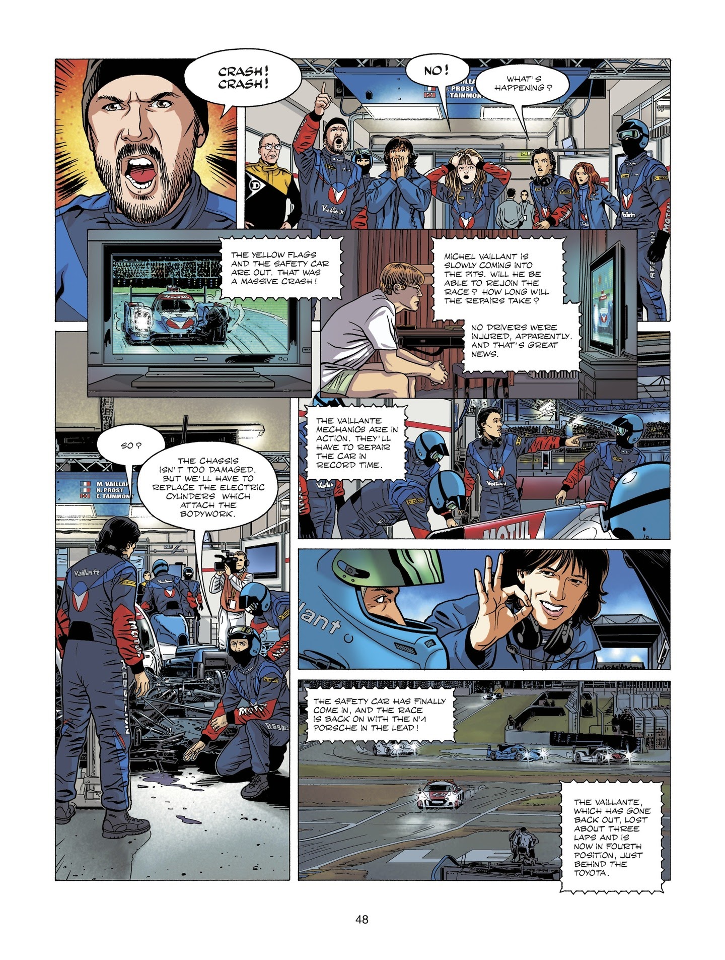 Read online Michel Vaillant comic -  Issue #6 - 48