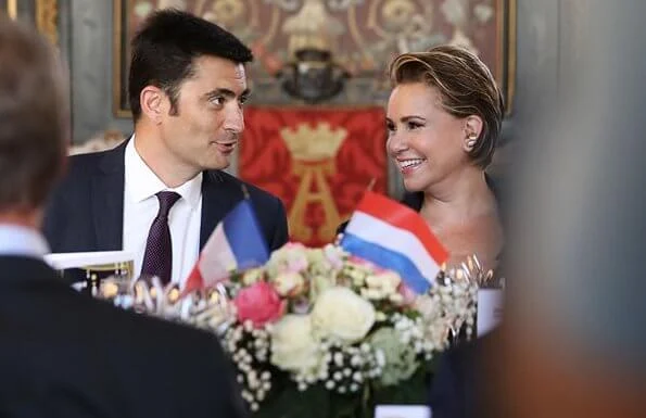 The Duke and Duchess attended a lunch at the city hall