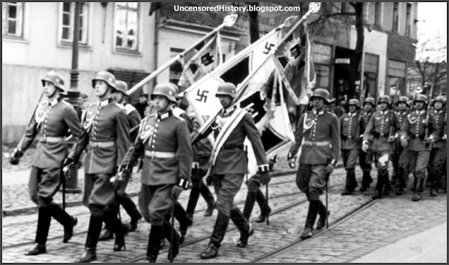 German army parade Tilsit 1936