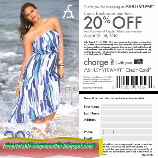 Active Ashley Stewart Coupon Codes