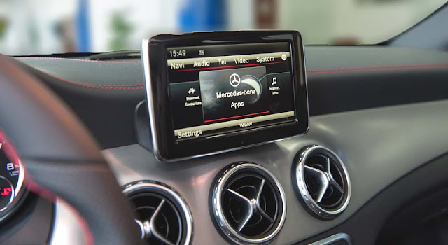 Mercedes AMG GLA 45 4MATIC 2019 sử dụng Hệ thống giải trí tiên tiến và hàng đầu của Mercedes hiện nay