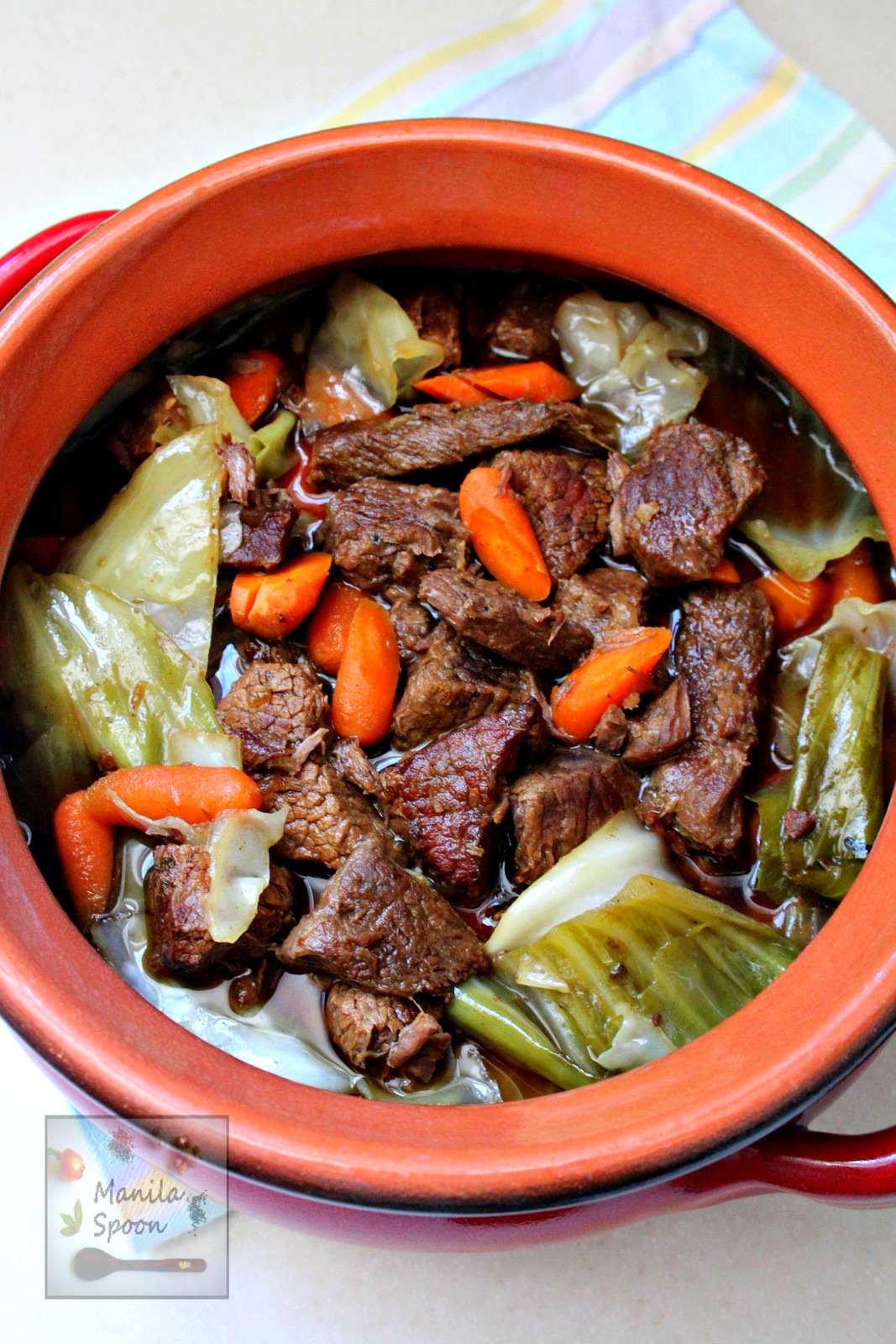 Slow Cooker Beef and Beer Belgian Stew Manila Spoon